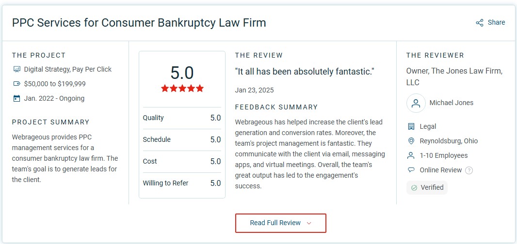 bankruptcy review